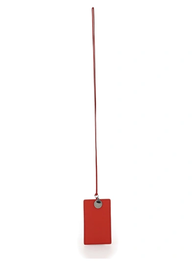 Stella Mccartney Card Holder In Red Amore