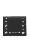 JIMMY CHOO HANNE WALLET STAR STUDS,11663502