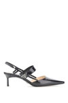 PRADA SLINGBACK PUMPS WITH TRIANGLE LOGO,11663692