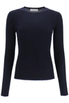GABRIELA HEARST JAIPUR SWEATER IN CASHMERE AND SILK,120942 A003 NVCOB