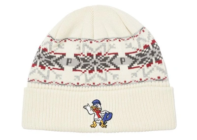 Pre-owned Palace  P-duck Beanie White