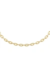 ADINAS JEWELS CHUNKY OVAL LINK CHOKER,N02579GLD-283