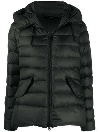 Peuterey Hooded Puffer Jacket In Black