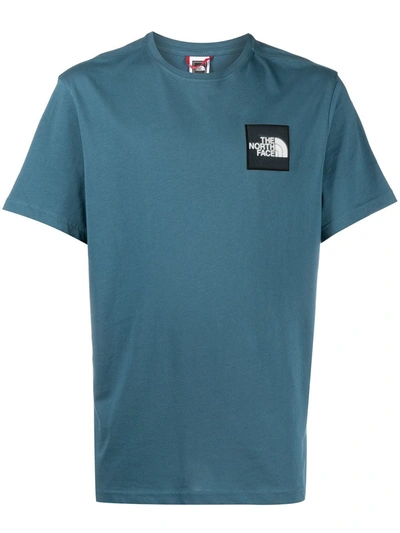 The North Face Logo Patch Round Neck T-shirt In Blue