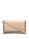 BRUNELLO CUCINELLI METALLIC TRIM BELT BAG