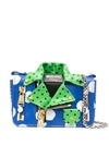 MOSCHINO BIKER POLKA-DOT SHOULDER BAG