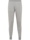 PRADA CASHMERE KNITTED TRACK trousers