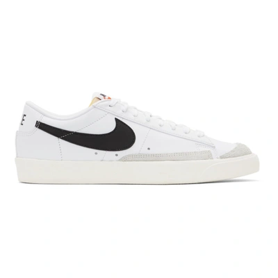 Nike Blazer Low 77 Vintage Sneakers Da6364-101 In White/black