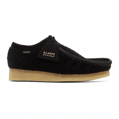 Aimé Leon Dore Black Clarks Originals Edition Wool Wallabee Boots