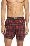 Polo Ralph Lauren Men's Signature-print Woven Boxers In Wallace Plaid