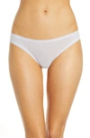 On Gossamer Hip-g Mesh Thong In Arctic Ice