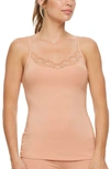 MONTELLE INTIMATES MONTELLE INTIMATES LACE TRIM CAMISOLE,9406