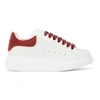 ALEXANDER MCQUEEN WHITE & RED TPU OVERSIZED trainers