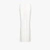 Alexander Mcqueen Leaf Crepe Classic Suiting Pants In White