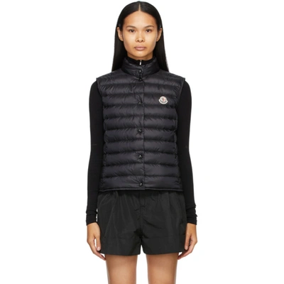 Moncler Liane Quilted Shell Down Vest In Blue