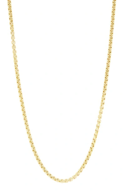 Bony Levy 14k Gold Box Chain Necklace In Yellow Gold