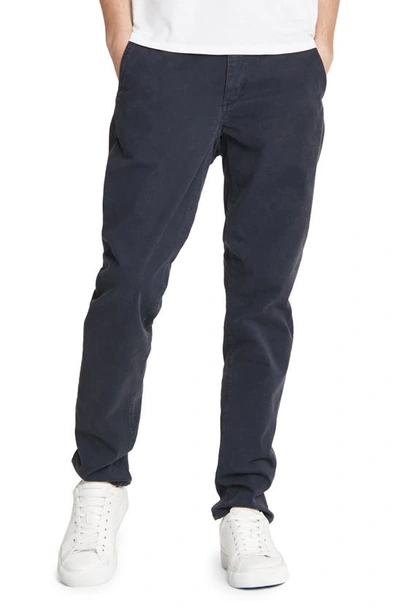 Rag & Bone Fit 2 Slim-fit Garment-dyed Cotton-twill Chinos In Blue