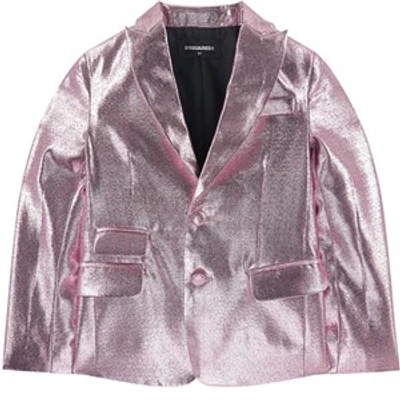Dsquared2 Kids'  Pink Metallic Suit Jacket