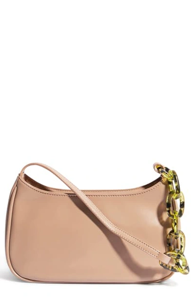 House Of Want Newbie Vegan Leather Shoulder Bag In Taupe