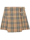 Burberry Vintage Check Wool Kilt In Multi