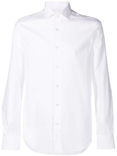 Xacus Fitted Formal Shirt In White