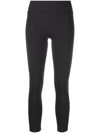 Victoria Beckham Logo 7/8 Tights In Black