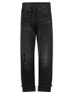 R13 R13 CROSSOVER CROPPED JEANS