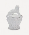 Astier De Villatte Lion Sugar Dish In White