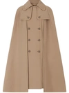 DOLCE & GABBANA DOUBLE-BREASTED CAPE COAT