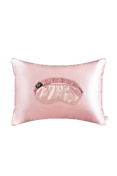 Slip Women's Pure Silk Beauty Sleep To Go! Travel Set In Pink
