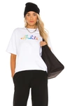 OFF-WHITE RAINBOW TOMBOY TEE,OFFR-WS79