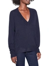 Equipment Madalene V-neck Cashmere Sweater In Eclipse