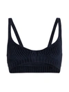 OFF-WHITE HARNESS KNIT BRA,400012957254