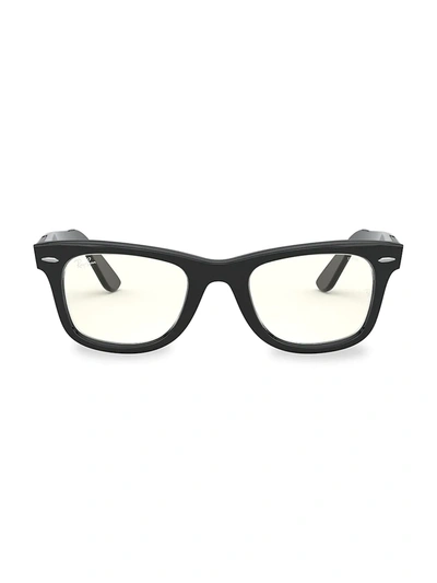 Ray Ban 0rb2140evolve 50mm Wayfarer Photochromic Sunglasses In Black