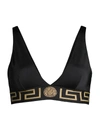 VERSACE WOMEN'S GRECA BORDER BIKINI TOP,400013296952