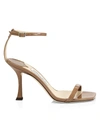 Jimmy Choo Women's Marin 90 High Heel Square Toe Sandals In Dark Nude