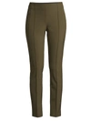 Lafayette 148 Acclaimed Stretch Gramercy Pants In Garland Green