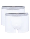 Hanro Cotton Essentials 2-pack Boxer Briefs In White