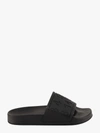Mm6 Maison Margiela Debossed Logo Slides In Black