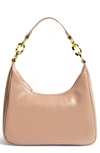 House Of Want Newbie Vegan Leather Shoulder Bag In Taupe