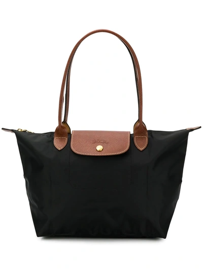 Longchamp Small Le Pliage Shoulder Bag In Black