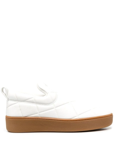 Bottega Veneta Off-white 'the Quilt' Sneakers In 8276 Waxrb