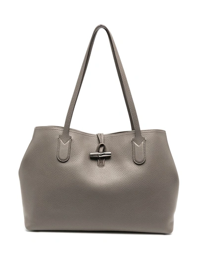 Longchamp Roseau 购物袋 In Grey