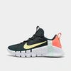 Nike Free Metcon 3 Dk Smoke Grey/lt Zitron Cj6314-020 Women's In Dark Smoke Grey/light Zitron/bright Mango