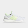 Adidas Originals Adidas Women's Ultraboost 5.0 Dna Primeblue Running Sneakers From Finish Line In White/signal Green/dash Grey
