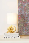 Anthropologie Mini Knot Table Lamp In Gold