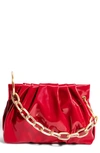 House Of Want Chill Vegan Leather Frame Clutch In Red