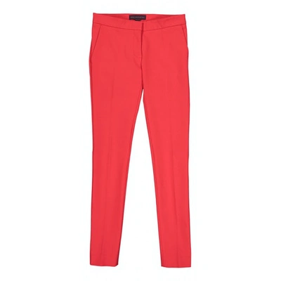 Pre-owned Stella Mccartney Slim Pants In Red