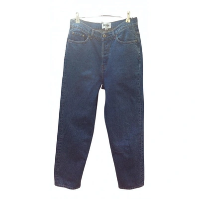 Pre-owned Rouje Blue Cotton Jeans
