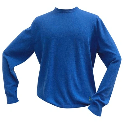 Pre-owned Pringle Of Scotland Cashmere Sweatshirt In Blue